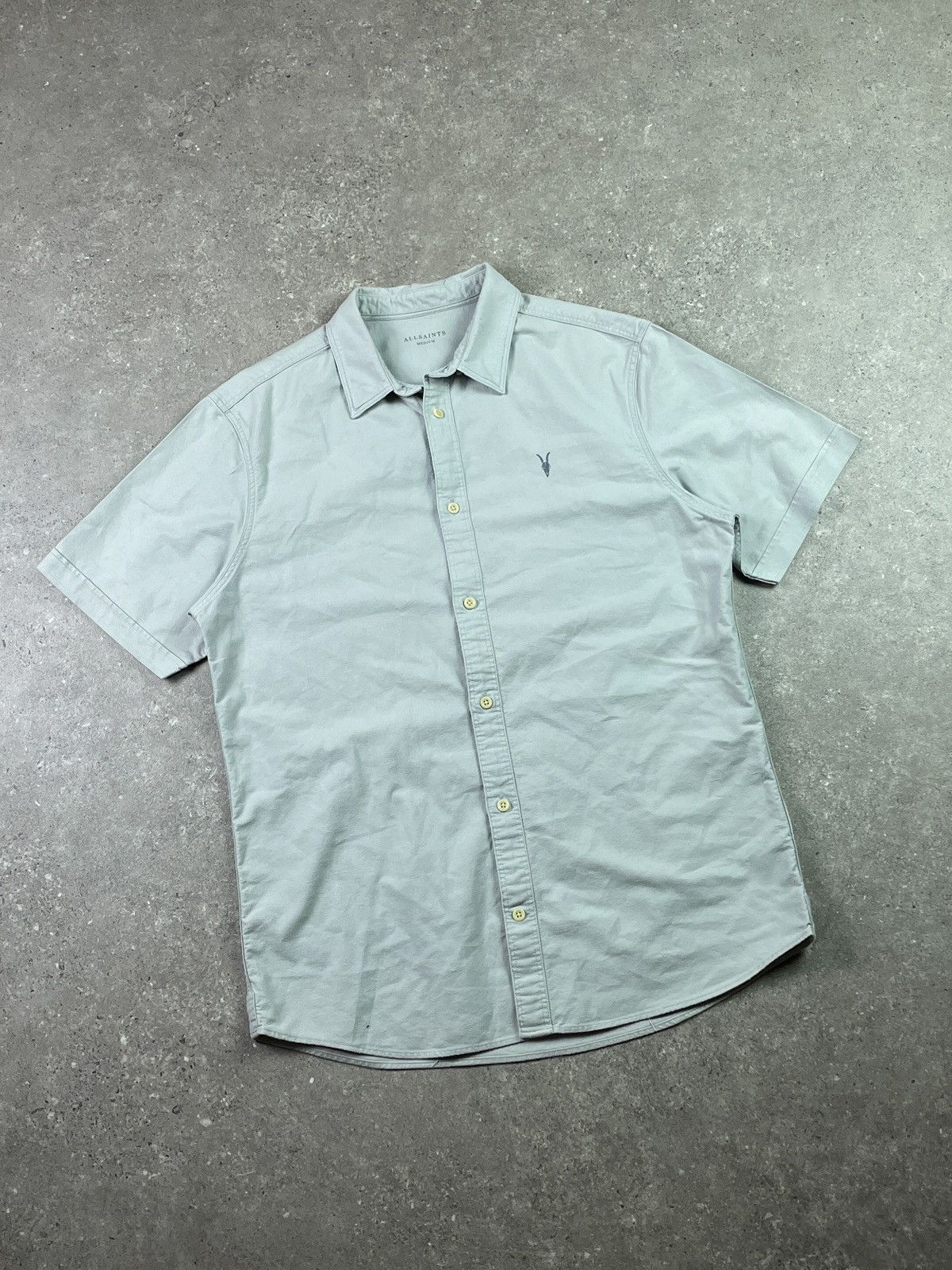 Allsaints Vintage Allsaints Shirt Button Ups short Sleeve Mens Size US M / EU 48-50 / 2 - 1 Thumbnail