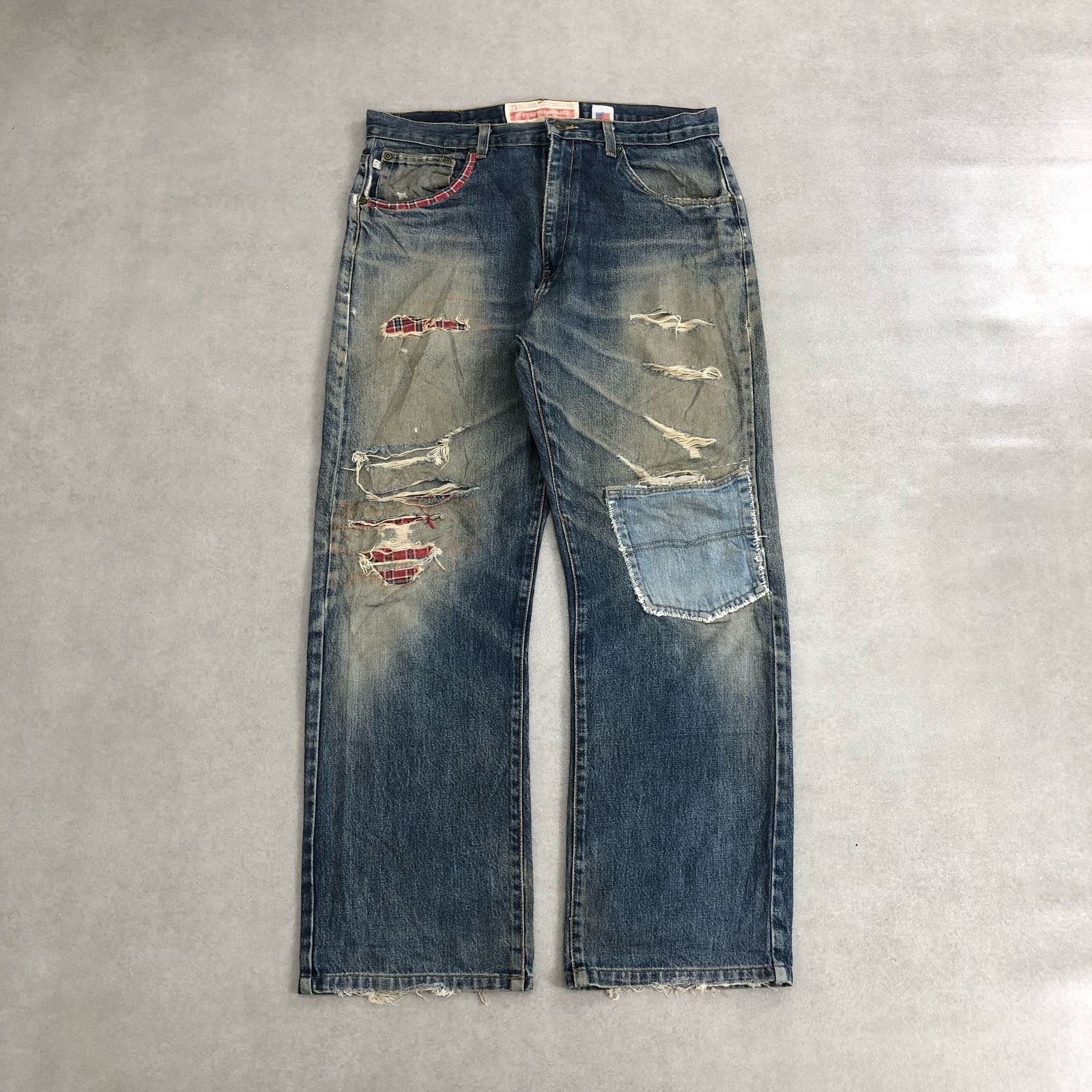 Freshjive Vtg Freshjive Distressed Denim Size US 34 / EU 50 - 1 Thumbnail