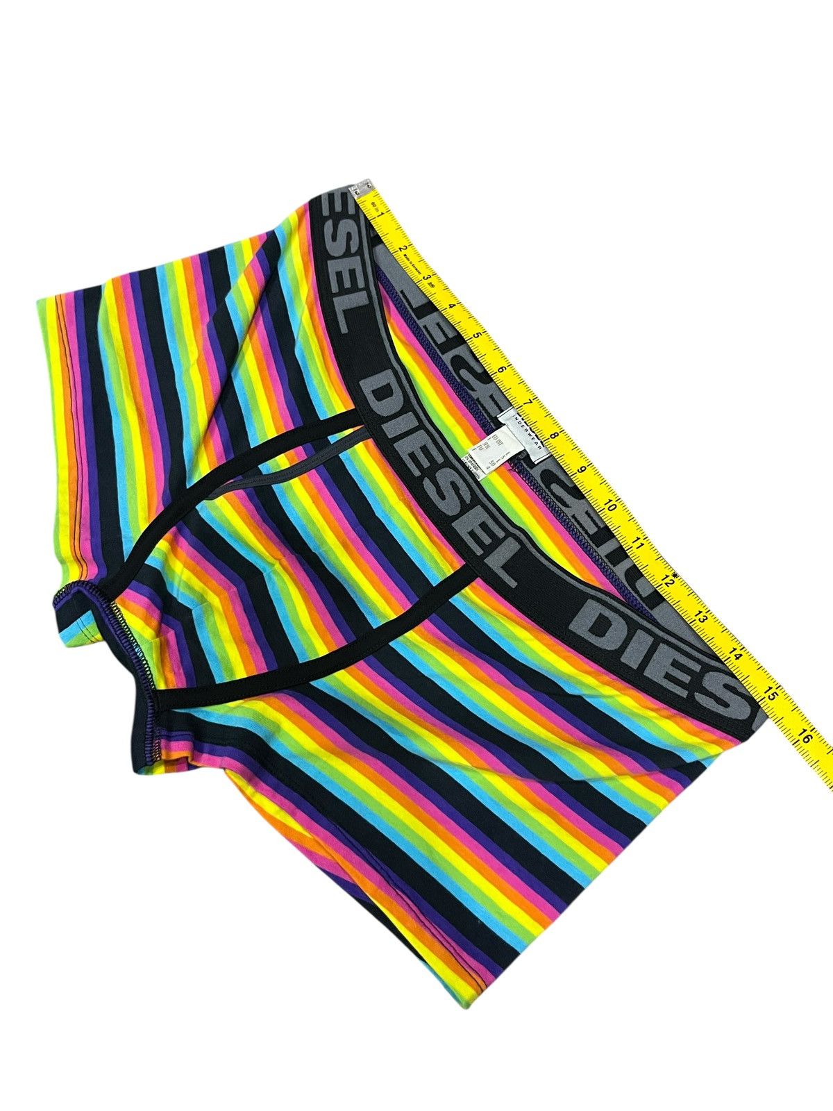 Diesel 🌈 DIESEL UNDERWEAR “Rainbow” Stripes Made In Bosnia Size US 30 / EU 46 - 9 Thumbnail