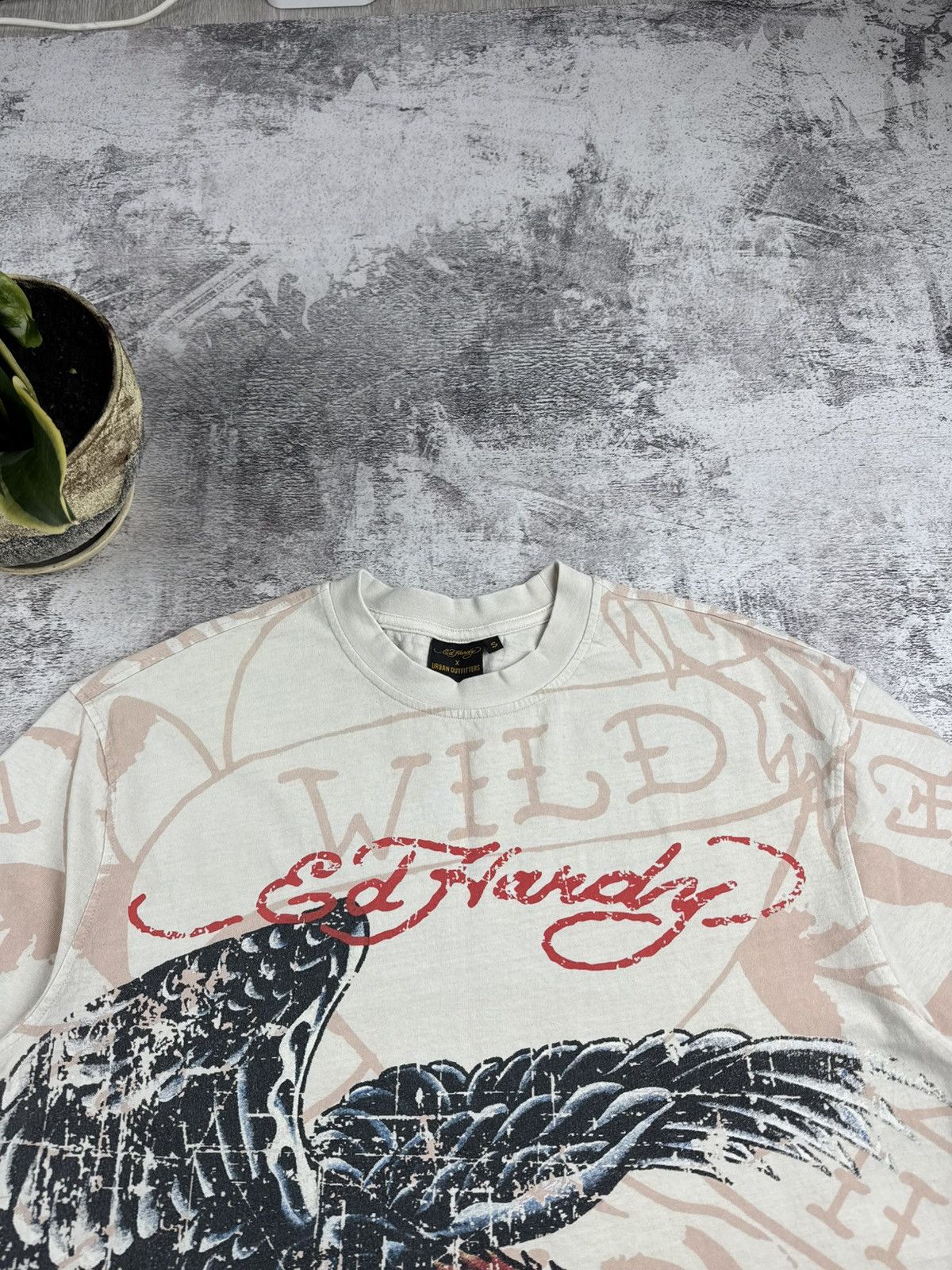 Ed Hardy Ed Hardy X Urban Outfitters Over print Tiger Logo Oversized T Shirt Tee Jersey Size US M / EU 48-50 / 2 - 6 Thumbnail