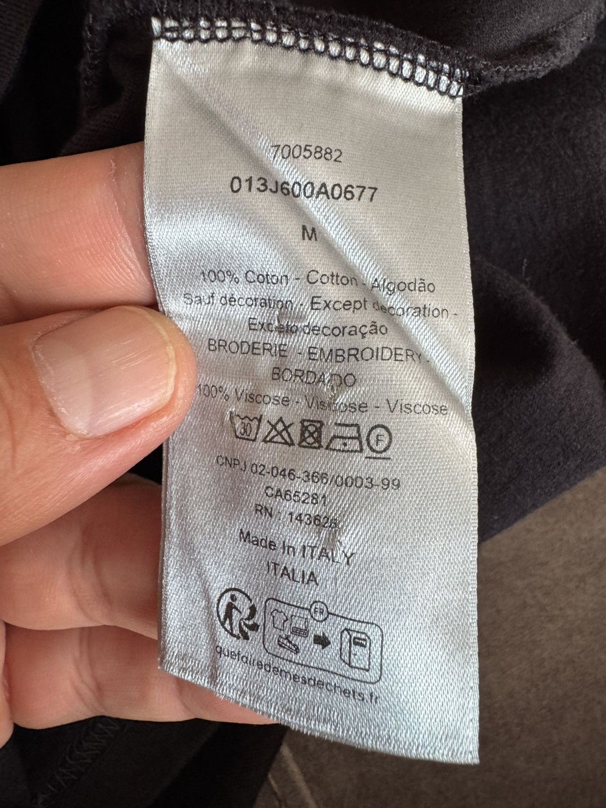 Dior DIOR tshirt SEE/STUDY real measurements by tape in photos Size US M / EU 48-50 / 2 - 14 Thumbnail