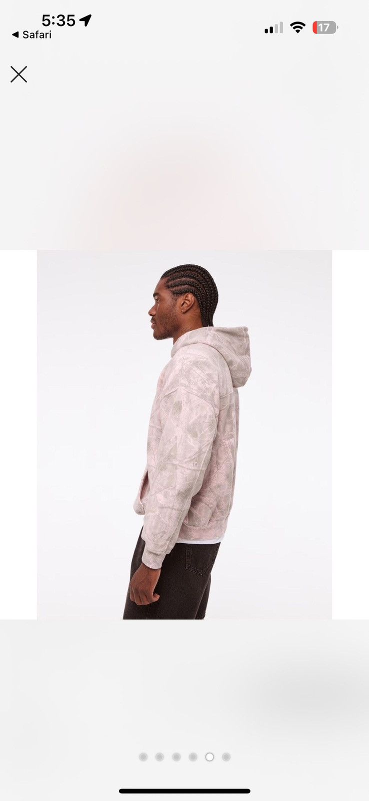 Abercrombie & Fitch Pink Camo Hoodie Size US L / EU 52-54 / 3 - 4 Thumbnail