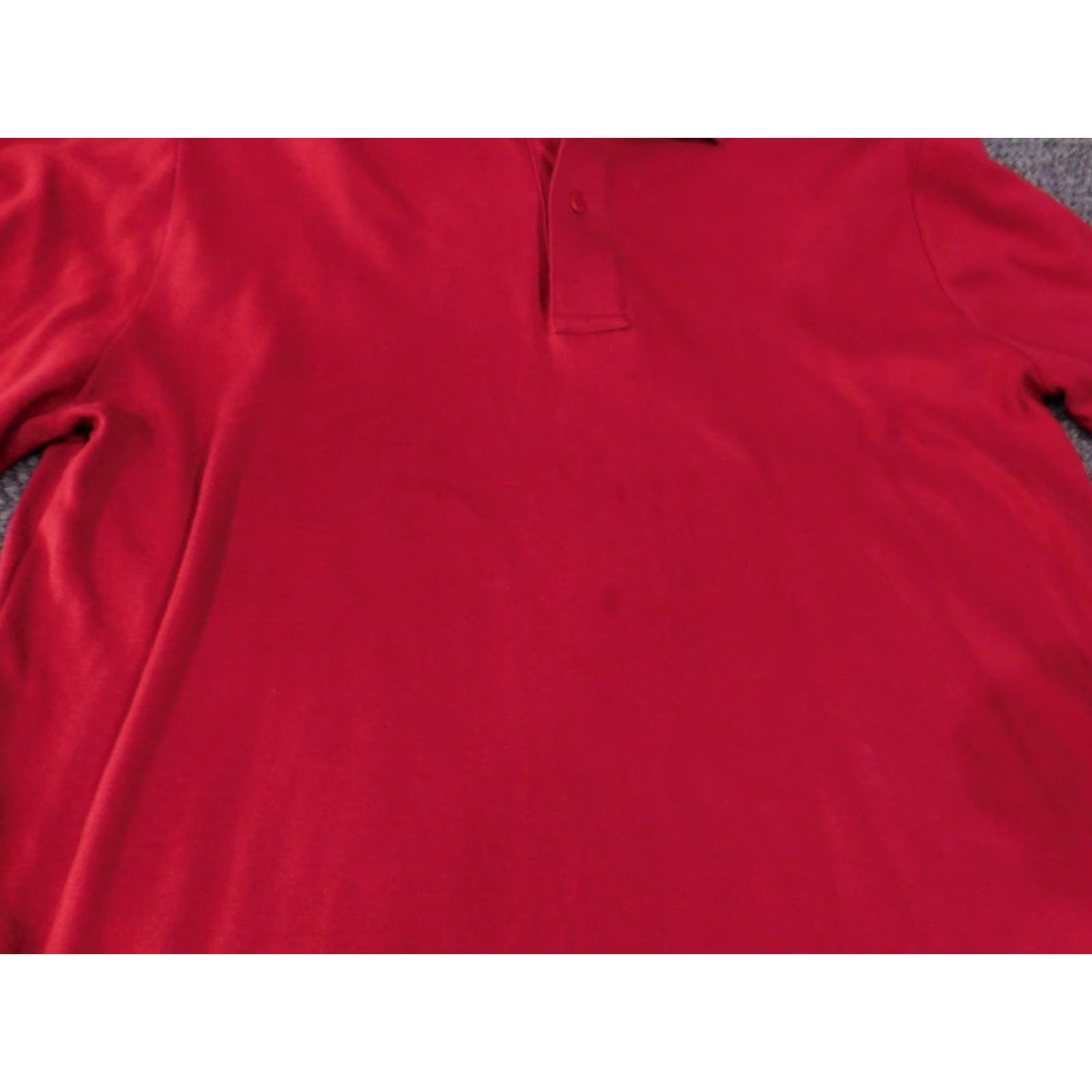 Vintage VINTAGE LL Bean Shirt Mens Large Long Sleeve Made USA 90s Classic Polo Solid Red Cotton Size US L / EU 52-54 / 3 - 3 Thumbnail