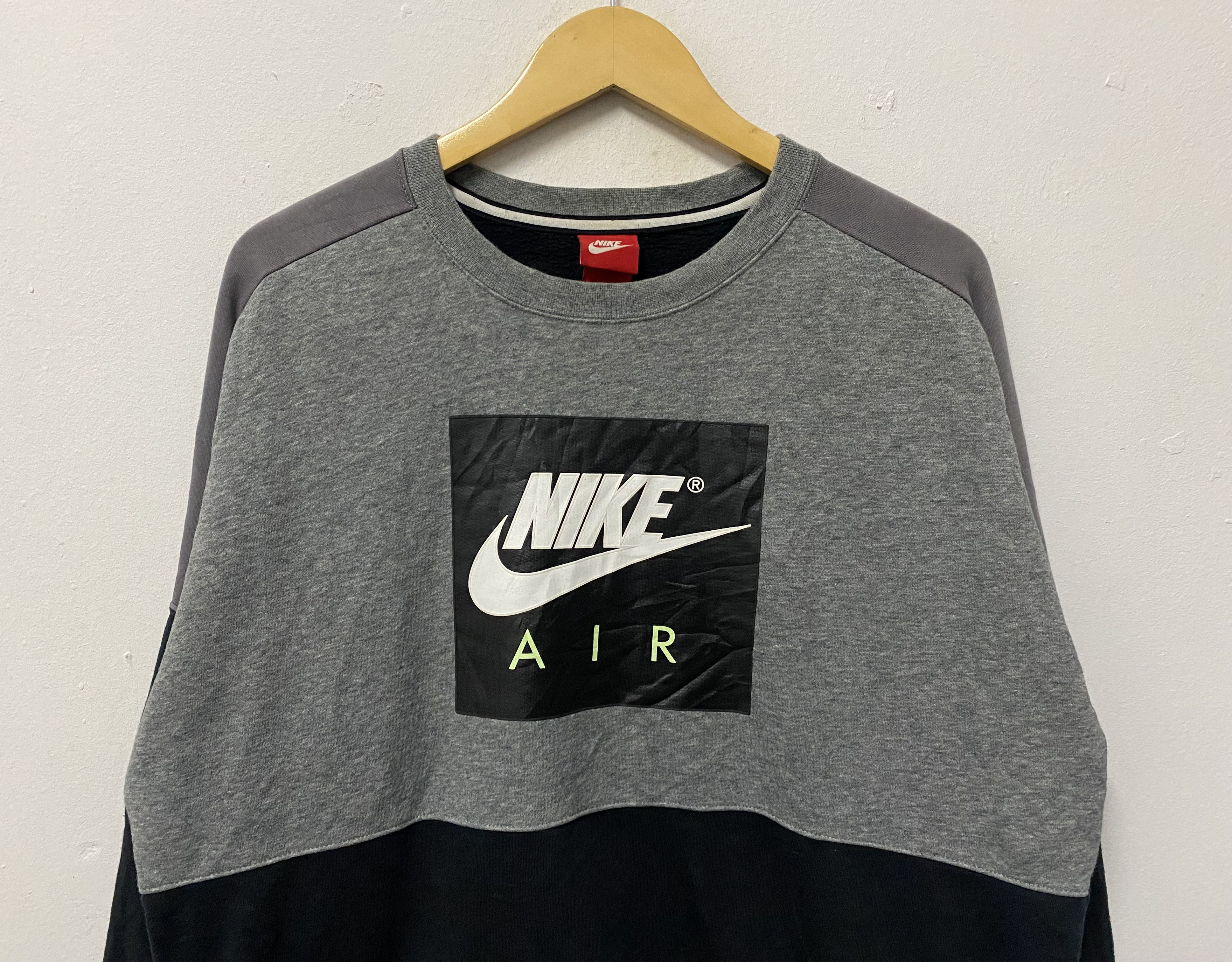 Nike Nike Air Two Tone Colour Long Sleeve Shirts Sweatshirts Size US XXL / EU 58 / 5 - 3 Thumbnail