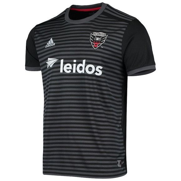 Adidas Nwt Men's adidas Black D.C. United 2018 Replica Jersey XL Size US XL / EU 56 / 4 - 2 Thumbnail
