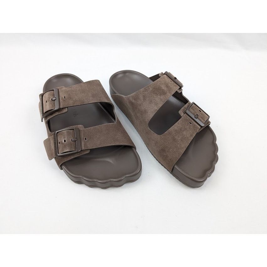 Balenciaga o1rshd1 Q:3 / Sunday Suede Sandals in Cold Brown Size US 10 / EU 43 - 8 Thumbnail