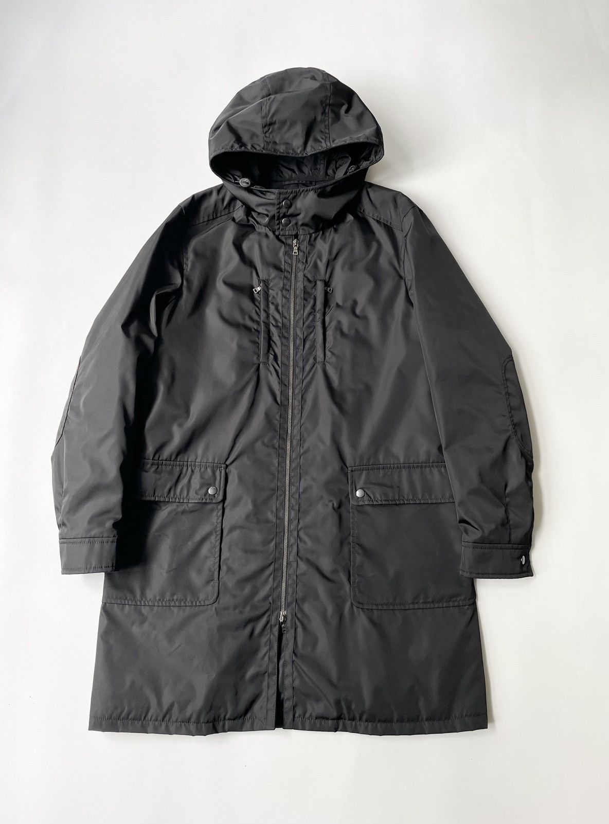 Prada Mid 2000s Black Nylon Utility Parka Size US L / EU 52-54 / 3 - 20 Thumbnail