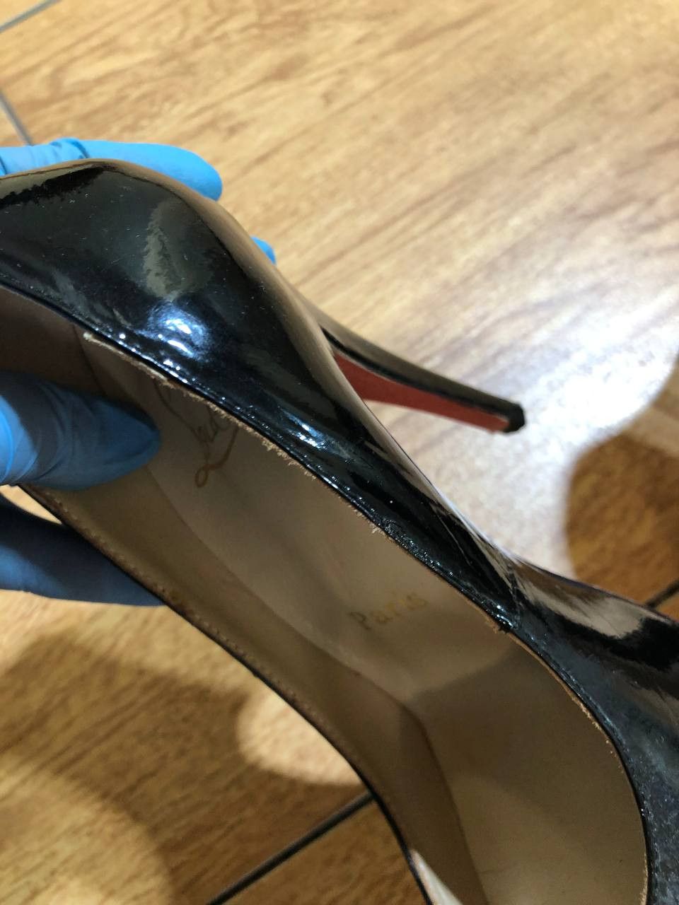 Christian Louboutin Christian Louboutin Women's Shoes Platform Leather heels Size US 7 / IT 37 - 16 Thumbnail