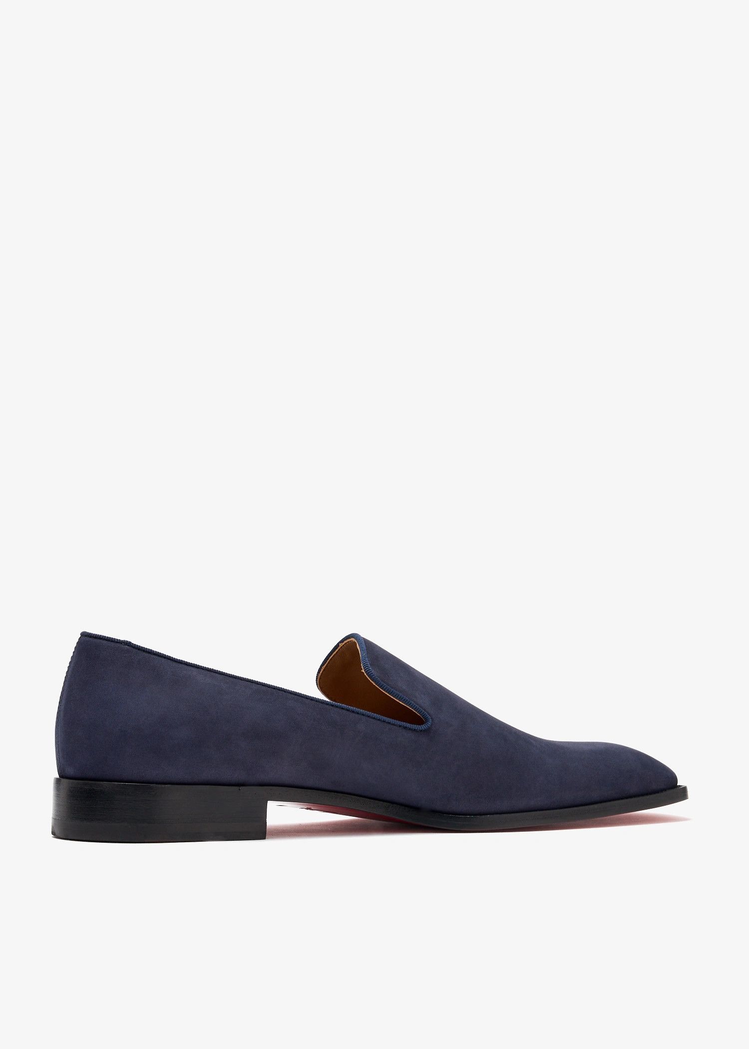 Christian Louboutin Mens Danny Flex Flat Zaffiro Blue Calf Dress Loafer 46 13 Size US 13 / EU 46 - 3 Thumbnail