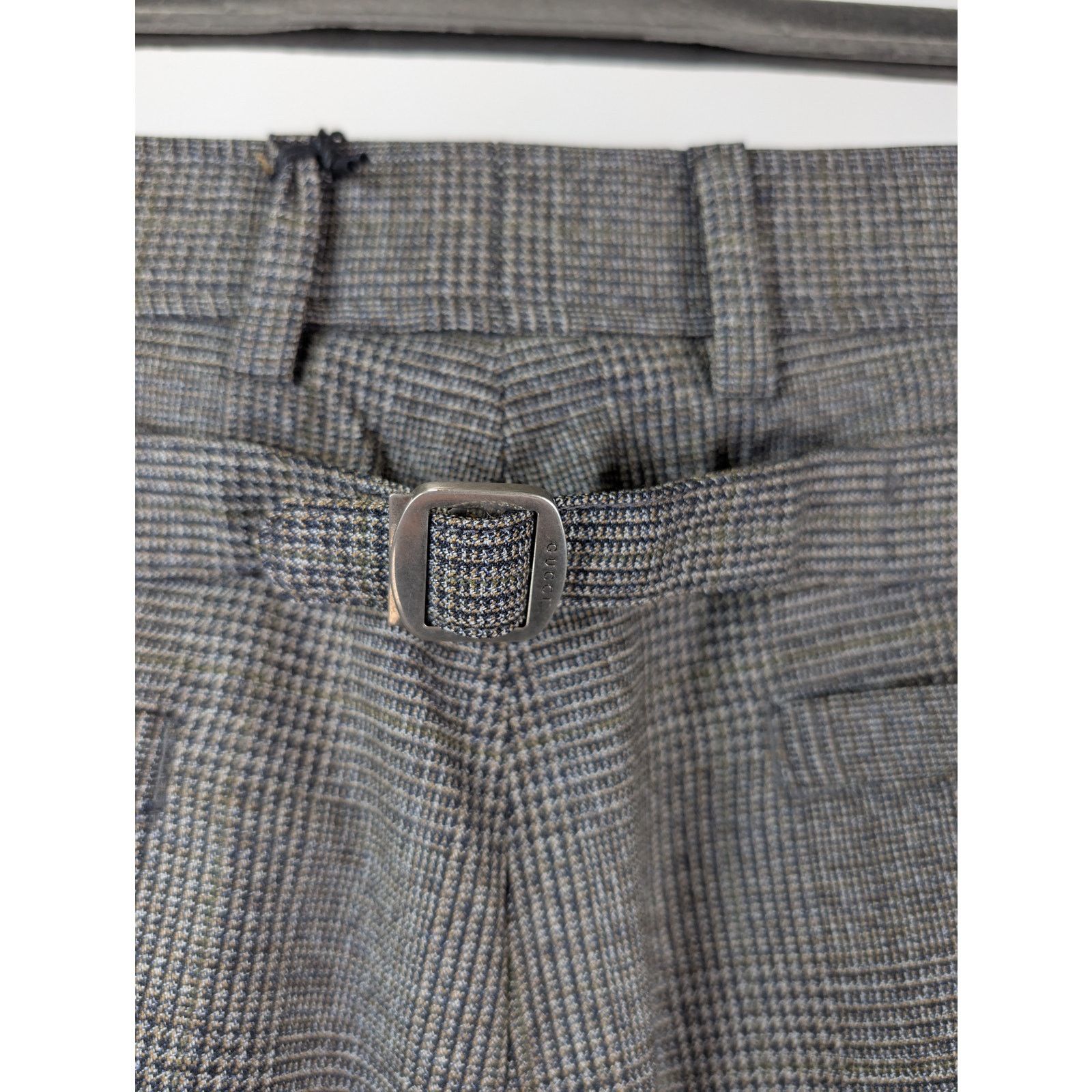 Gucci o1rshd1 Vintage Mouline Galles Pant in Black/Brown Size US 34 / EU 50 - 10 Thumbnail