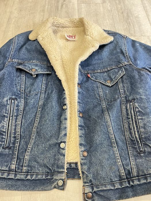 Vintage Vintage Levi’s Sherpa Denim Jean Jacket | Grailed