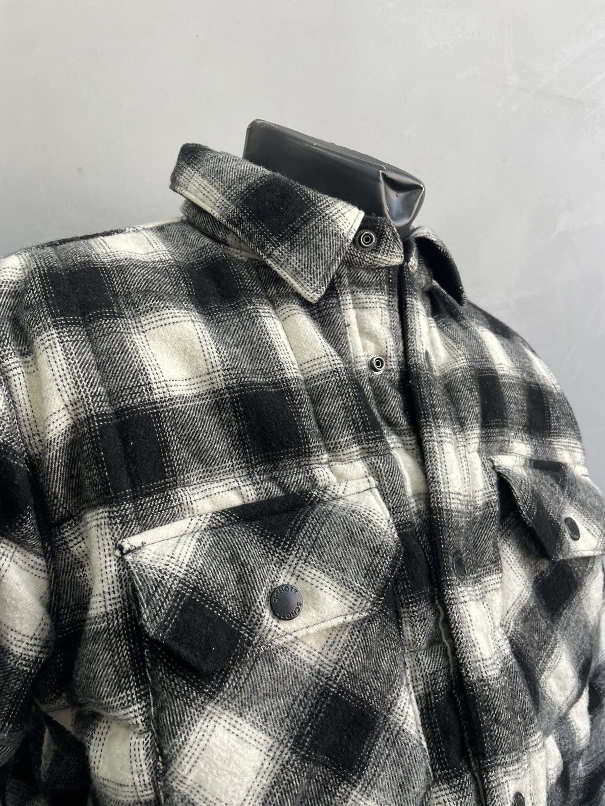 Schott Schott flannel wool shirt overshot jacket y2k Size US M / EU 48-50 / 2 - 5 Thumbnail