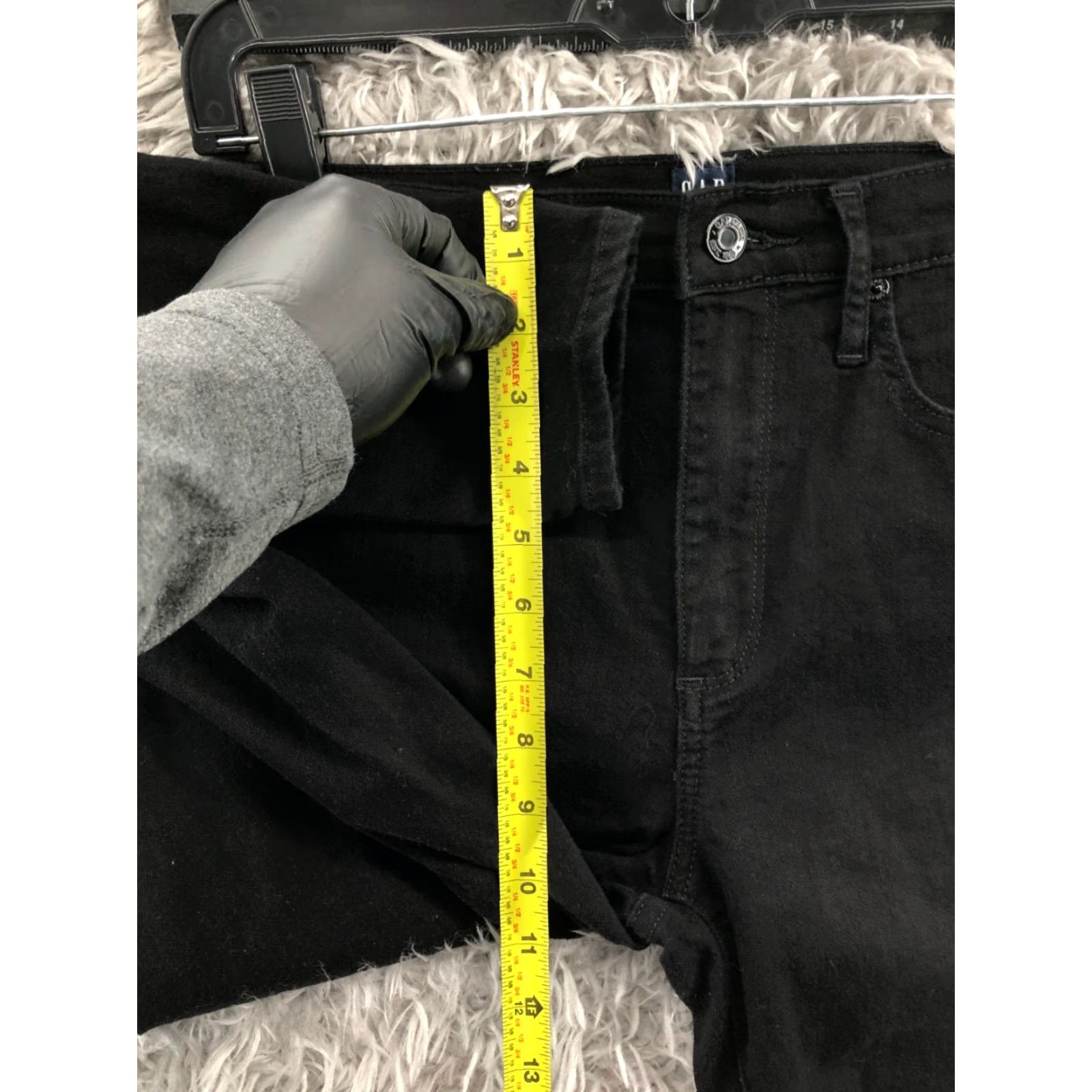 Gap VINTAGE Gap True Skinny Jeans Size 27 Womens Dark Wash Black Size 27" / US 4 / IT 40 - 4 Thumbnail