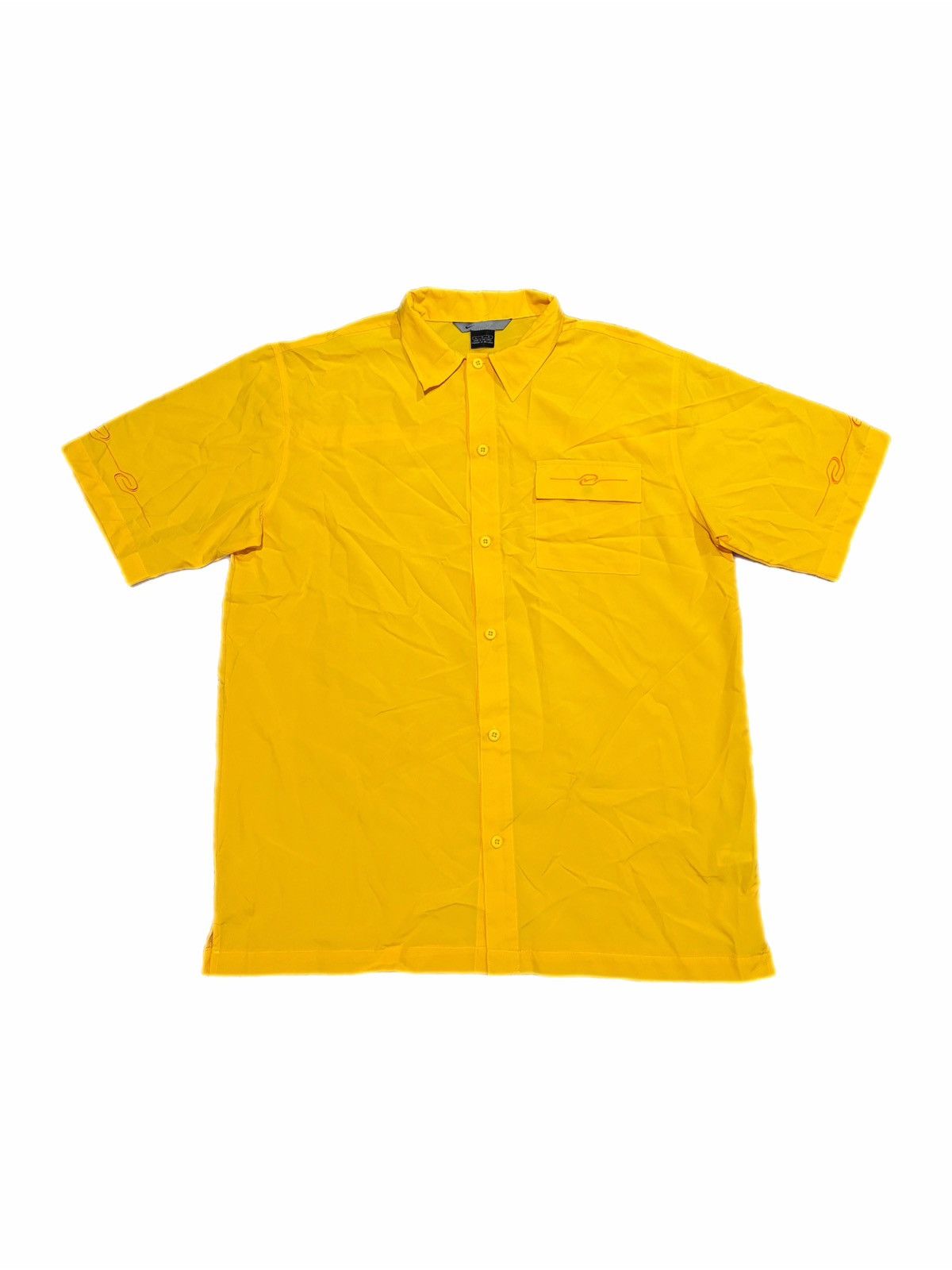 Nike Vintage Y2K Nike Vintage Yellow Button Down Shirt Size Large Size US L / EU 52-54 / 3 - 1 Thumbnail