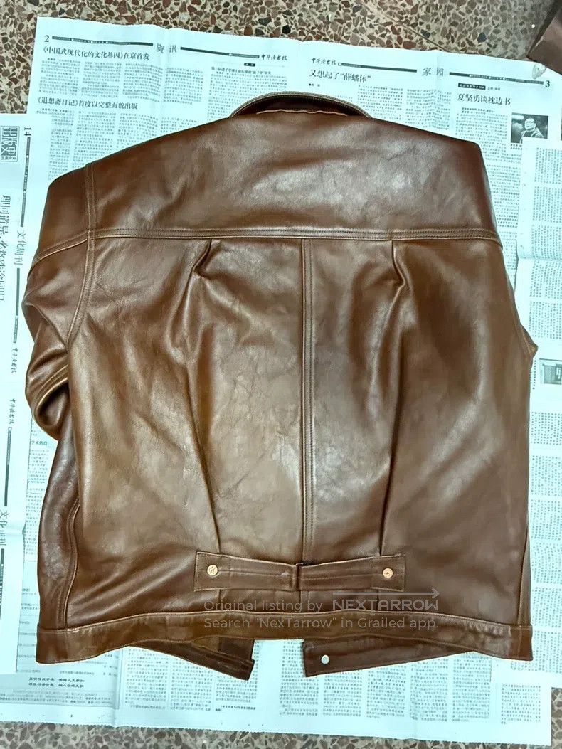 The Real McCoy's The Real McCoys Horseskin Leather Jacket MJ23013 Size US XL / EU 56 / 4 - 8 Thumbnail
