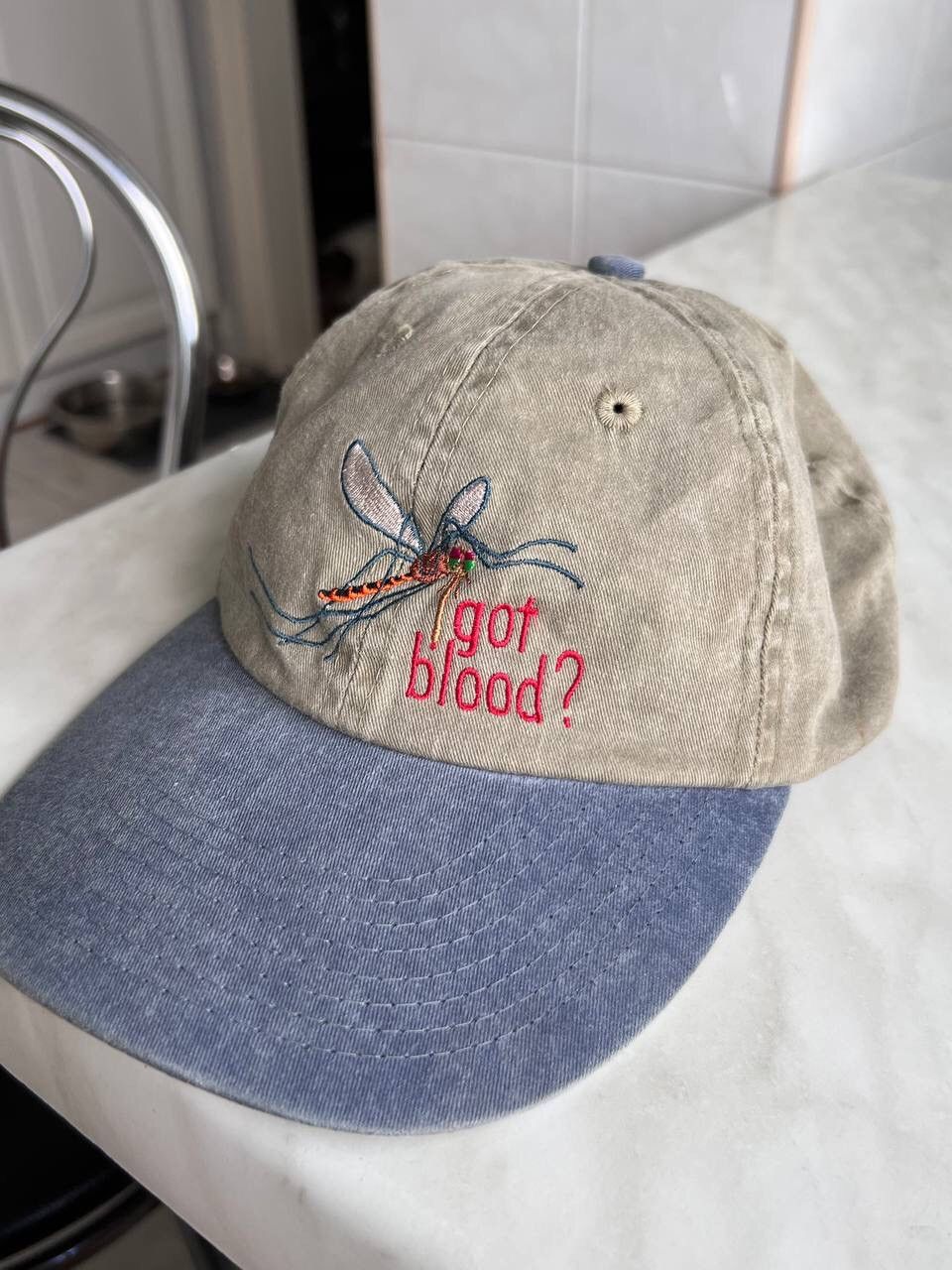 Vintage Vintage 1998/99's Tom Griffin Mosquito Got Blood? Humor Cap Size ONE SIZE - 3 Thumbnail