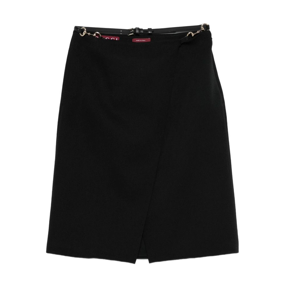 Gucci Gucci BLACK Skirts - Pencil Skirts Size 28" / US 6 / IT 42 - 1 Thumbnail