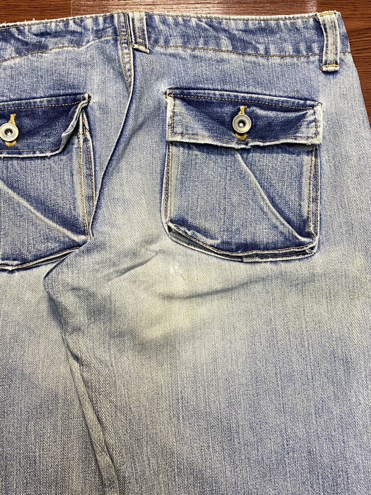KOJIMA GENES Vintage Japanese Brand Kojima Faded Distressed Bush Jeans Size US 30 / EU 46 - 10 Thumbnail