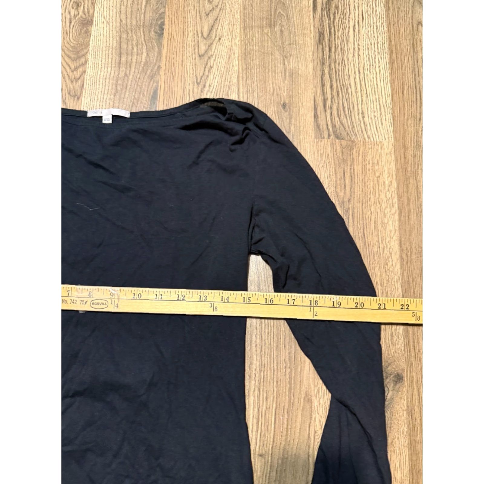 Gap GAP Shirt Womens Small Black Long Sleeve Shirt Size S / US 4 / IT 40 - 6 Thumbnail
