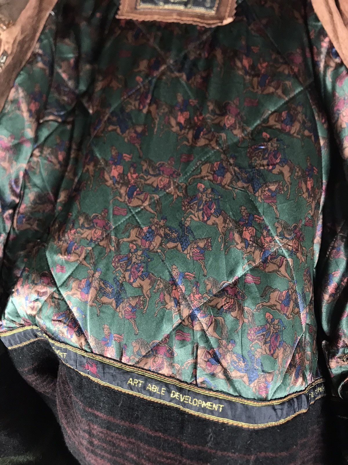 Genuine Leather ⚡️Vintage Art Able Development Hooded Faux Fur Leather Jacket Size US S / EU 44-46 / 1 - 10 Thumbnail