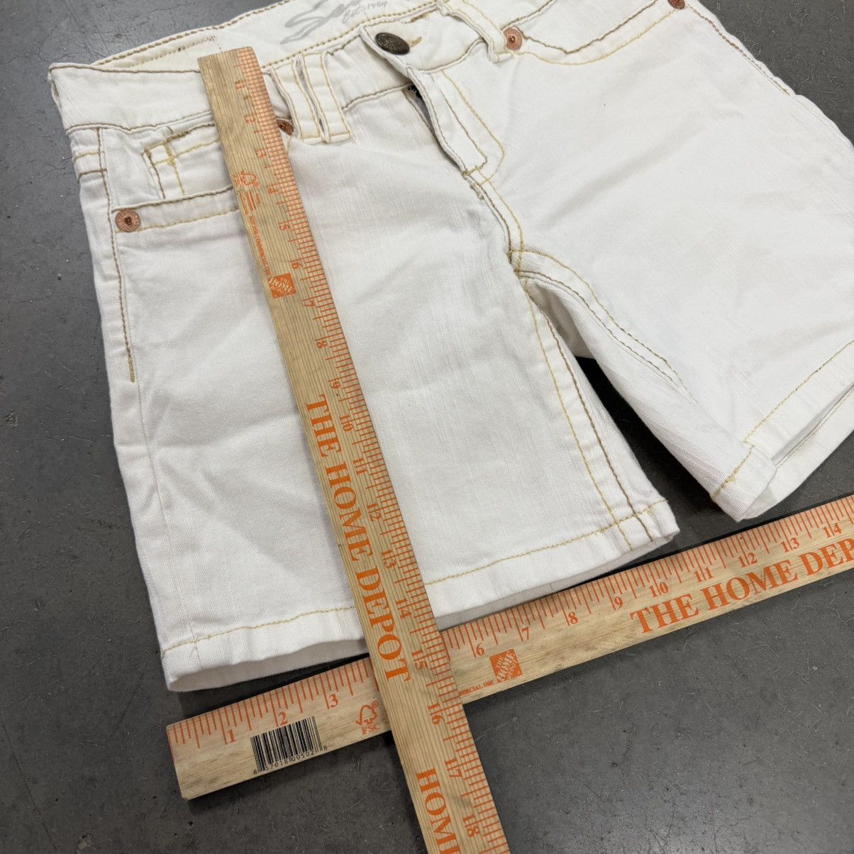 Seven 7 Seven7 White Denim Shorts Women’s Size 8 Size 30" / US 8 / IT 44 - 7 Thumbnail