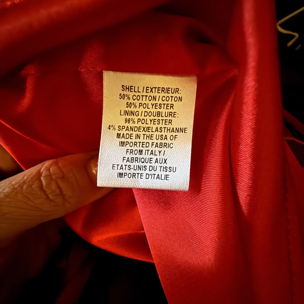 MILLY Milly Alix Red and Black Midi Dress Size 12 Size XL / US 12-14 / IT 48-50 - 7 Thumbnail