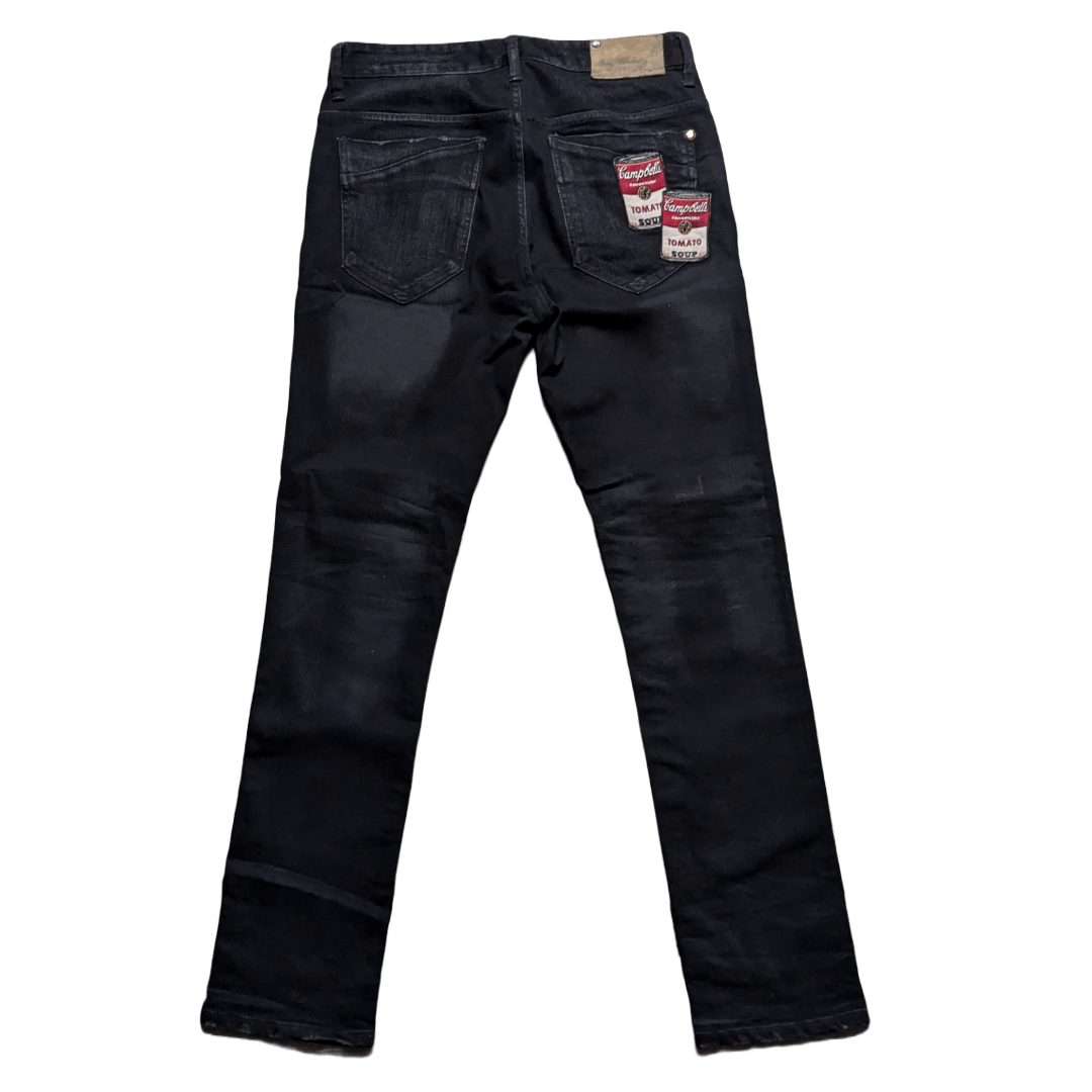 Andy Warhol × Japanese Brand × Vintage ANDY WARHOL CAMPBELL DENIM Size US 34 / EU 50 - 1 Thumbnail