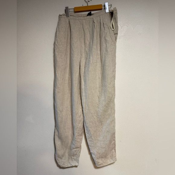J.McLaughlin J.McLaughlin for Sanyo 100% Linen Pants – Size 10 Size 32" / US 10 / IT 46 - 2 Thumbnail