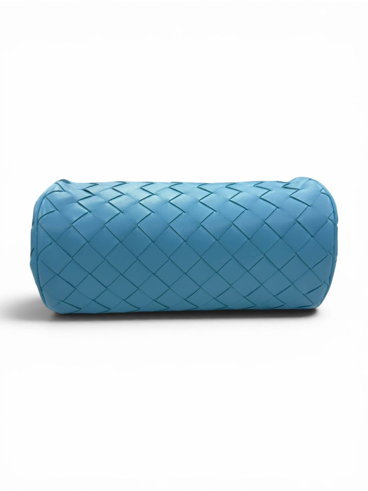 Bottega Veneta Bottega Veneta Mini Barrel Leather Crossbody Bag Baby Blue Size ONE SIZE - 6 Thumbnail