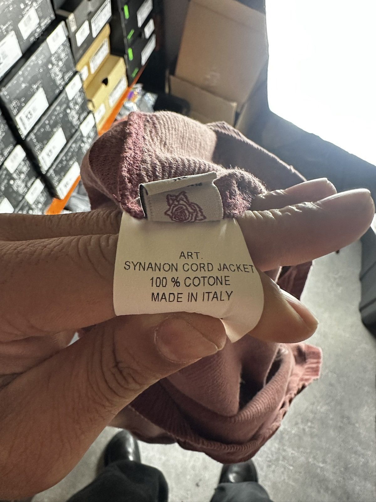 Paly Hollywood Paly Hollywood Synanon Corduroy Work Jacket Burgundy Size US L / EU 52-54 / 3 - 8 Thumbnail