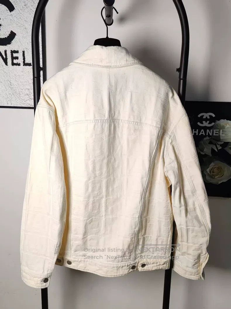 Fendi Fendi Distressed Full Print Denim Jacket Size US S / EU 44-46 / 1 - 2 Thumbnail