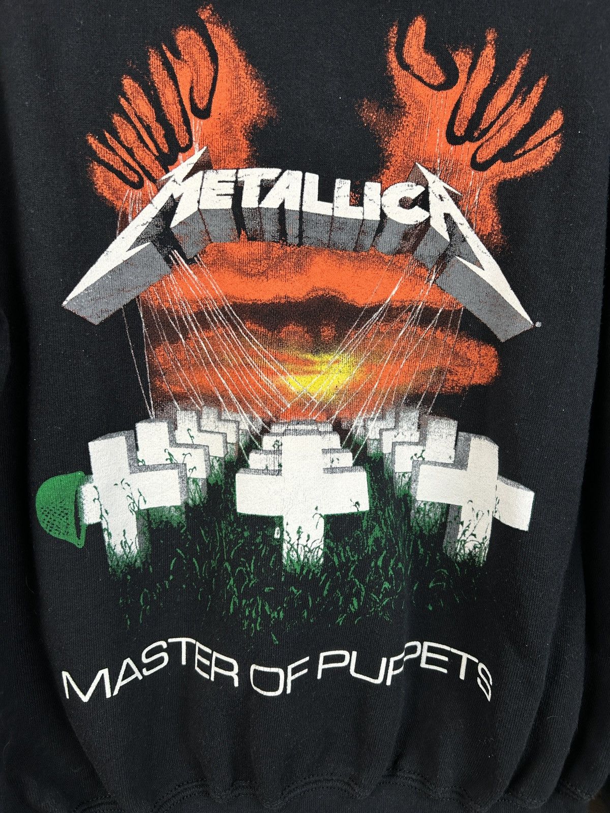 Band Tees Vintage Metallica Master Of Puppets Back Print Hoodie Size M / US 6-8 / IT 42-44 - 2 Thumbnail
