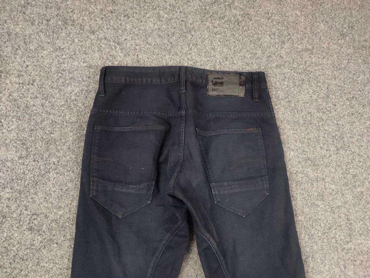 G-Star G Star Raw Arc 3d Slim Coj Dark Waxed Denim Jeans LBG Style Size US 31 - 7 Thumbnail
