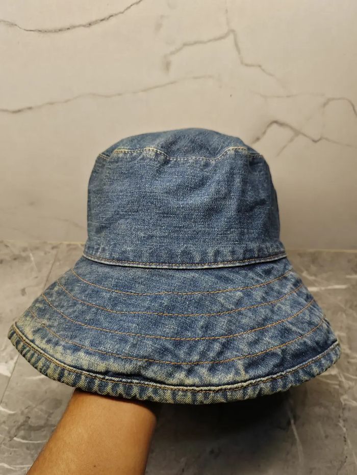 Vintage Vintage Denim Hat Attack Bucket Hat Size ONE SIZE - 1 Thumbnail