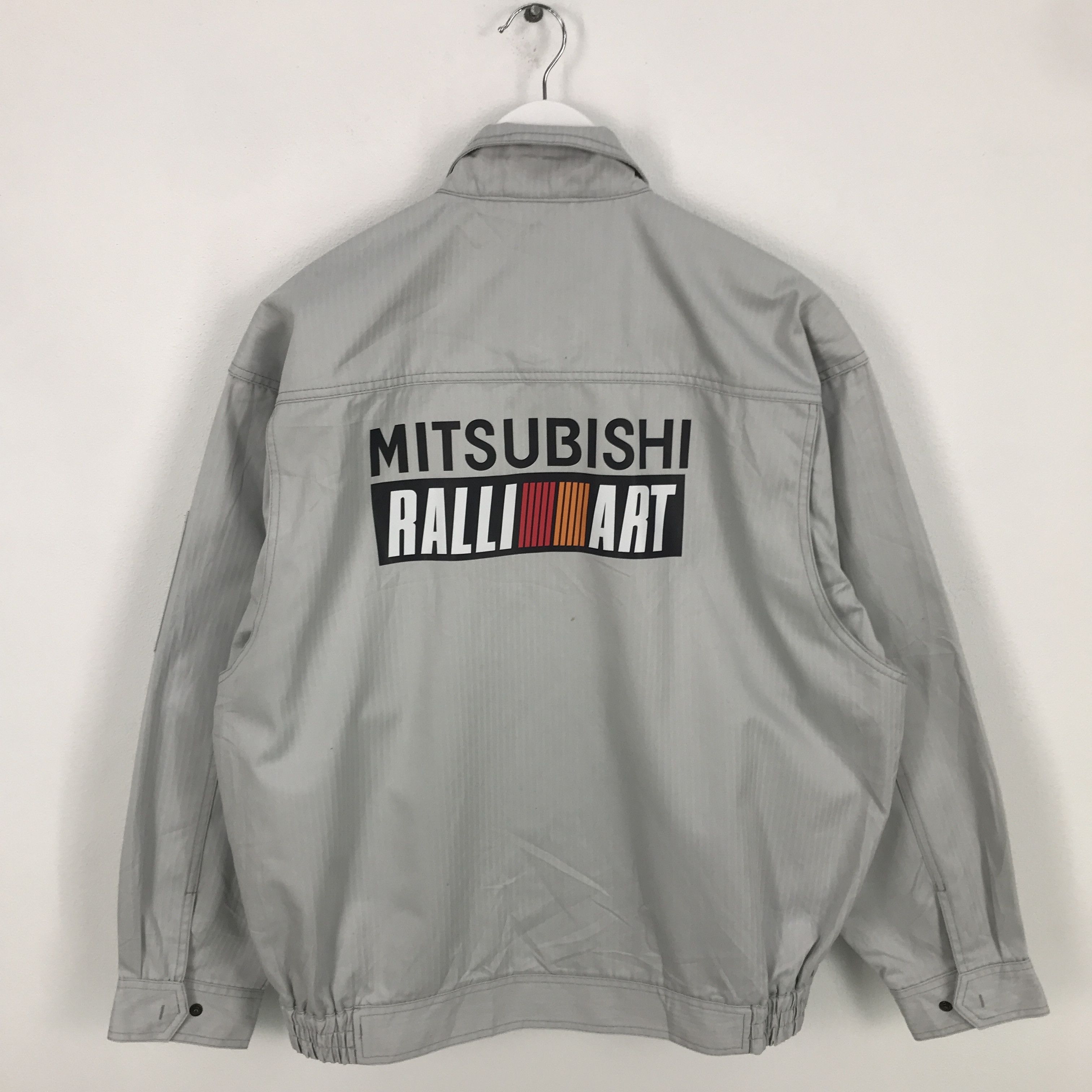 Japanese Brand mitsubishi ralliart racing vintage work japan cuatom jacket Size US L / EU 52-54 / 3 - 1 Thumbnail