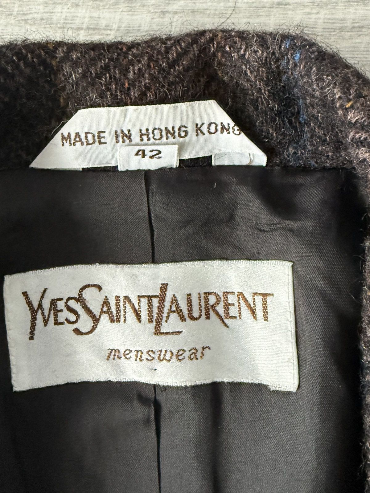 Yves Saint Laurent 1970s Yves Saint Laurent 100% Wool Jacket Size 42R - 9 Thumbnail