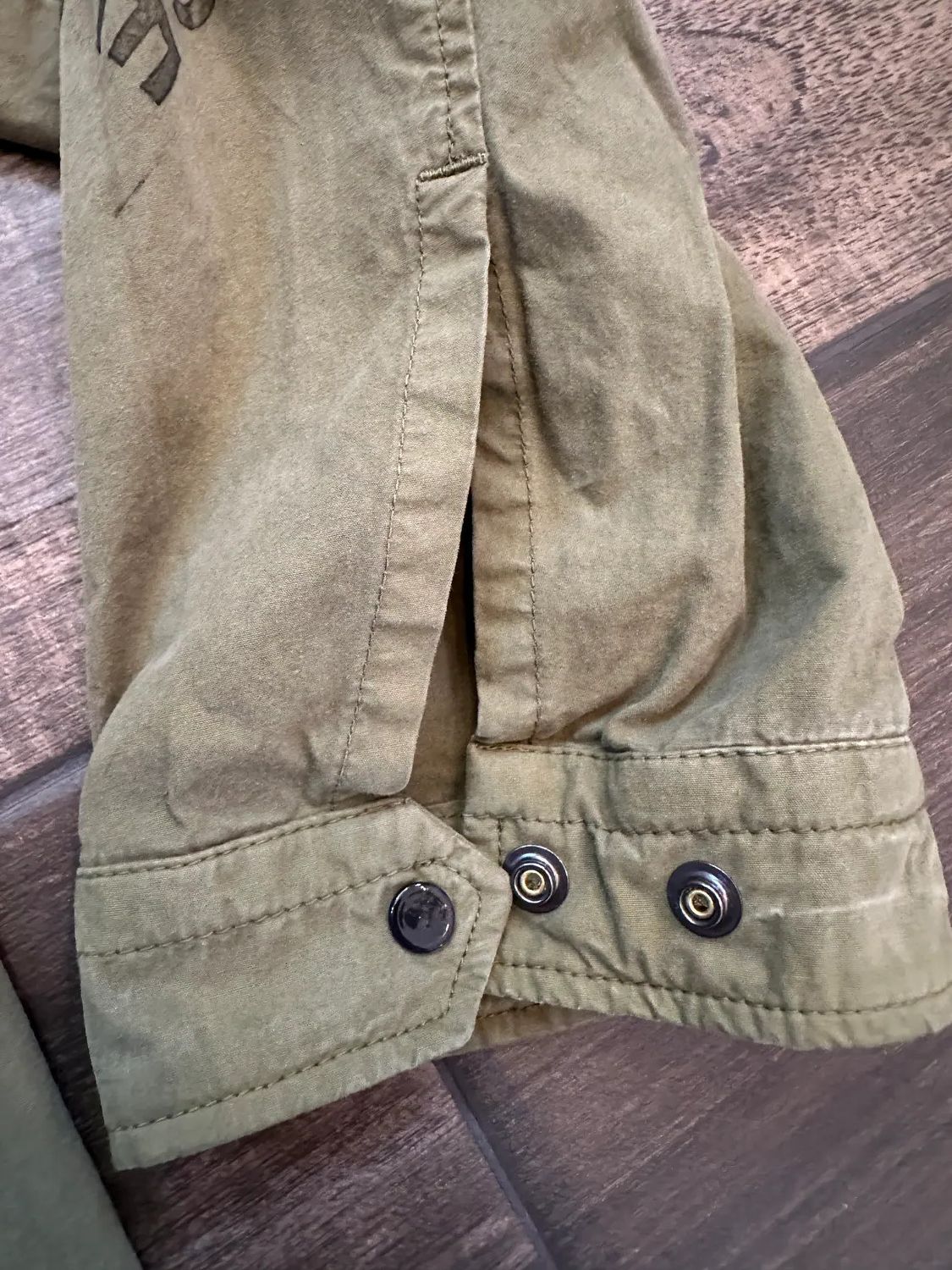 C.P. Company × Palace Palace x CP Company Washed Cotton Shirt Jacket Olive Green Size US XL / EU 56 / 4 - 3 Thumbnail