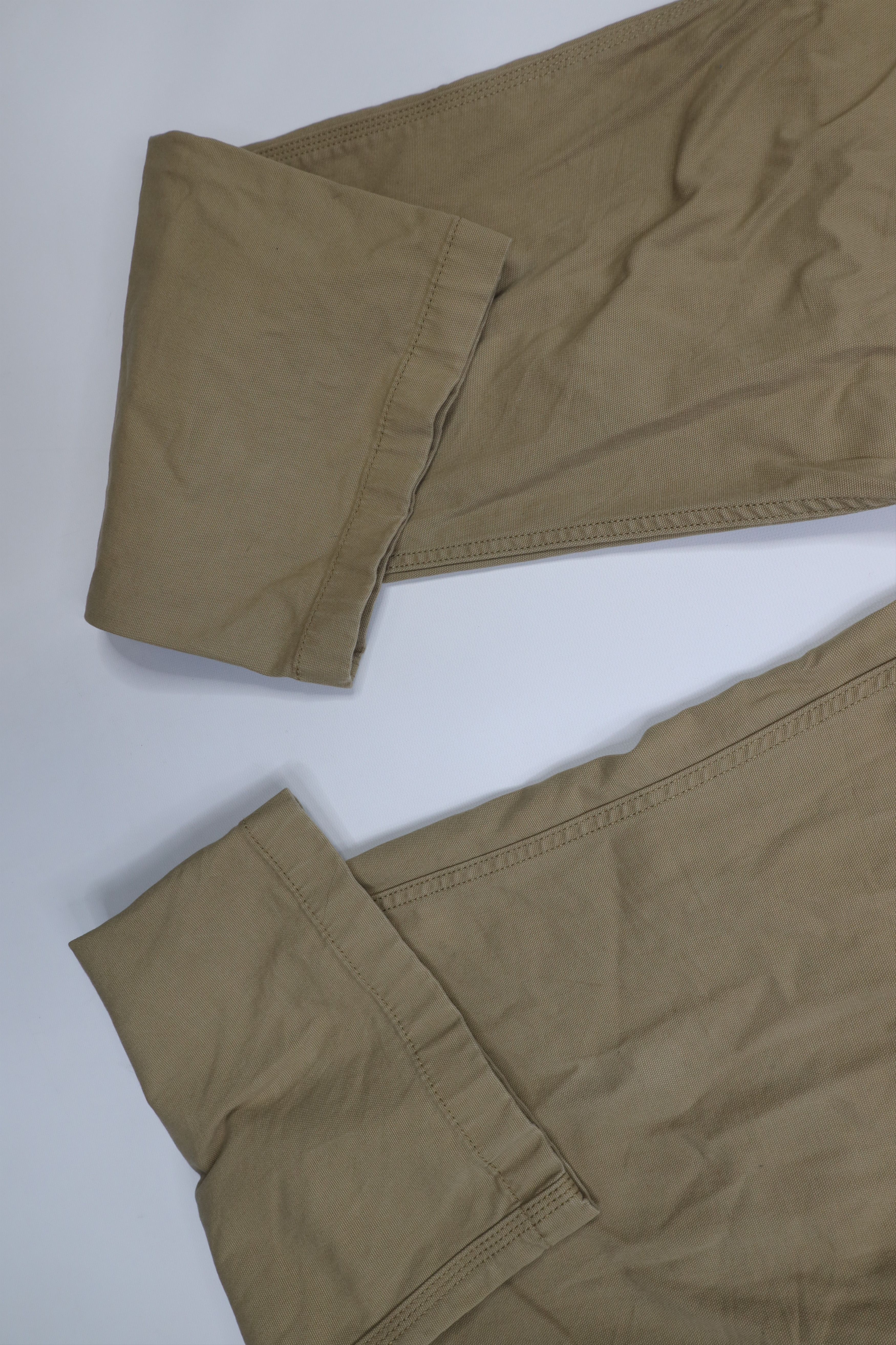 Carhartt Vintage Y2K Carhartt Canvas Wide Leg Dungaree Pants Beige Size US 38 / EU 54 - 6 Thumbnail