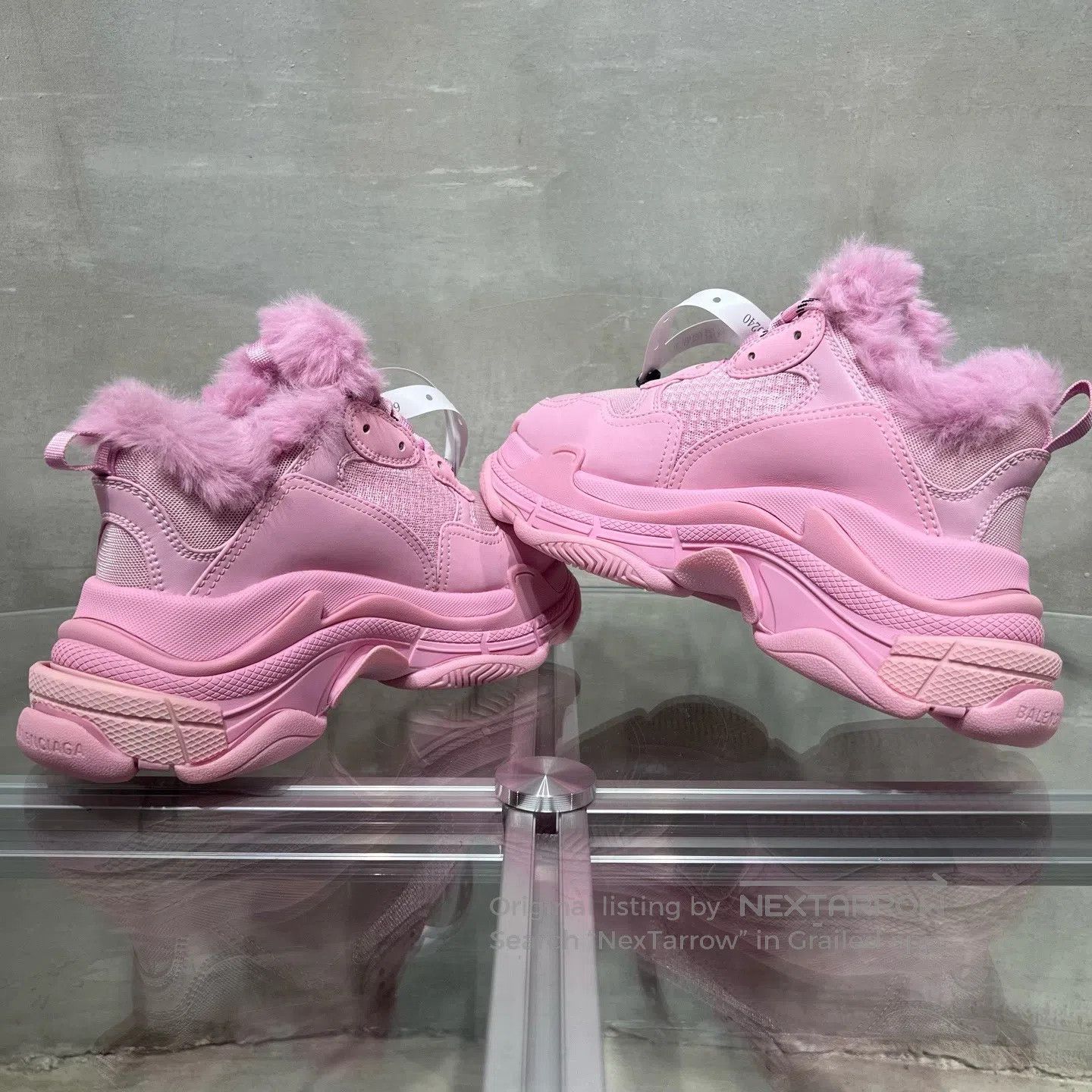 Balenciaga Balenciaga Ripples Dad Shoes in Pink Size US 5.5 / IT 35.5 - 5 Thumbnail