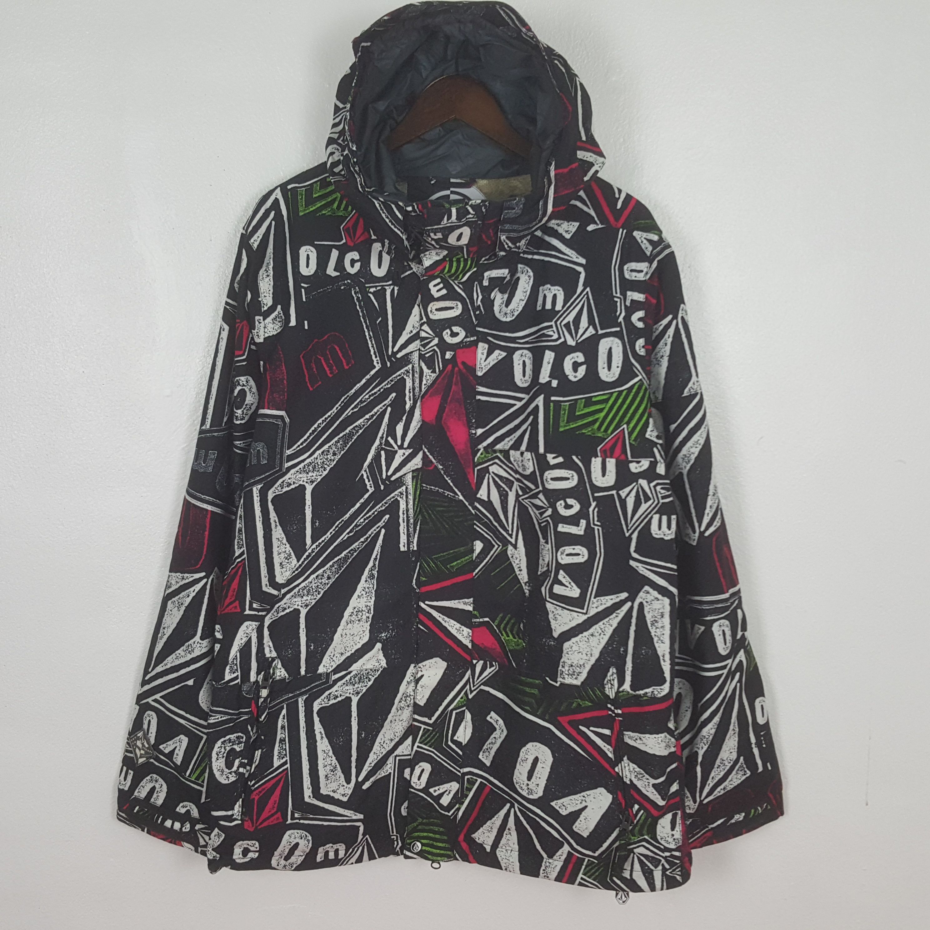 Volcom Vintage Volcom Ski Fullprinted Jacket Hoodie Size US M / EU 48-50 / 2 - 1 Thumbnail