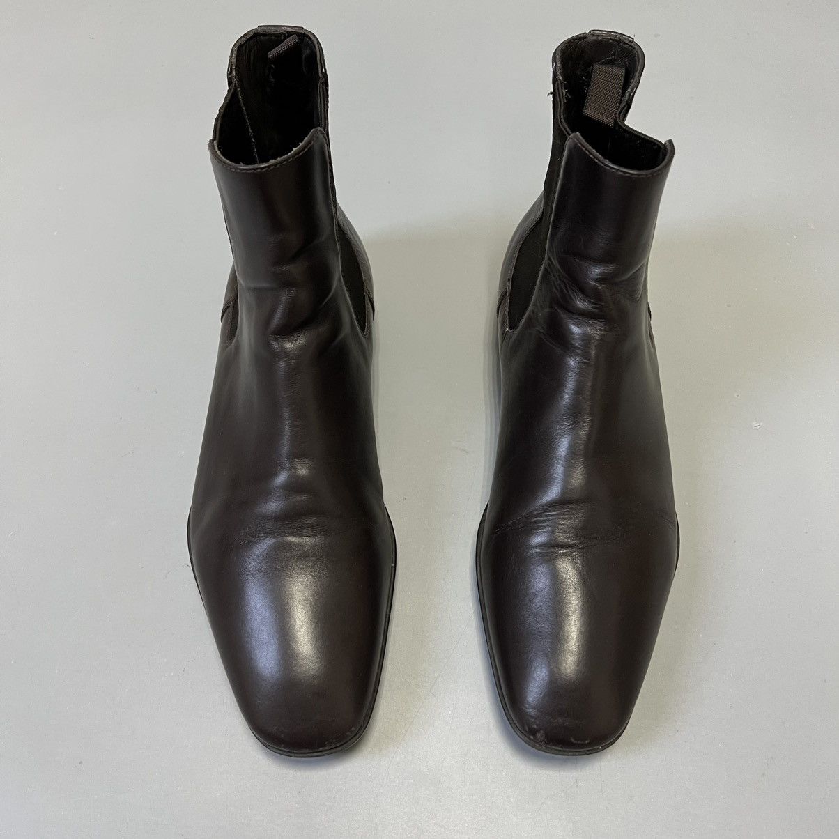 Prada Vintage Prada Sport Leather Chelsea Boots Brown Slip men’s Size US 7 / EU 40 - 10 Thumbnail