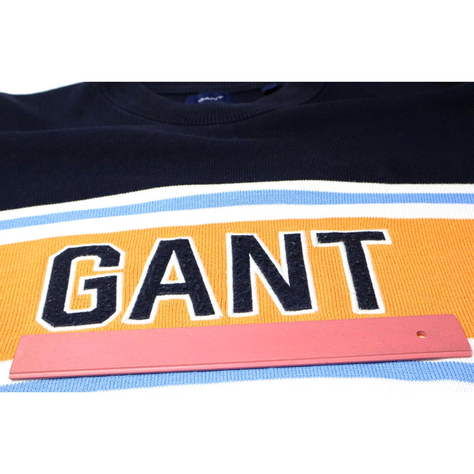Gant GANT Jumper Multicolor Logo Crew Neck Pullover XL Knitted Men’s Jumper Size US XL / EU 56 / 4 - 6 Thumbnail