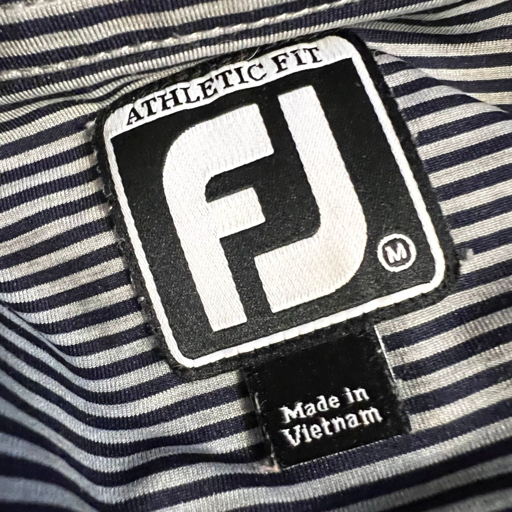 Footjoy Footjoy Polo Shirt Mens Medium Golf Performance Stripe Black Gray M Mens Polo Shirt Black Gray Footjoy Golf Performance Stripe Size US M / EU 48-50 / 2 - 7 Thumbnail