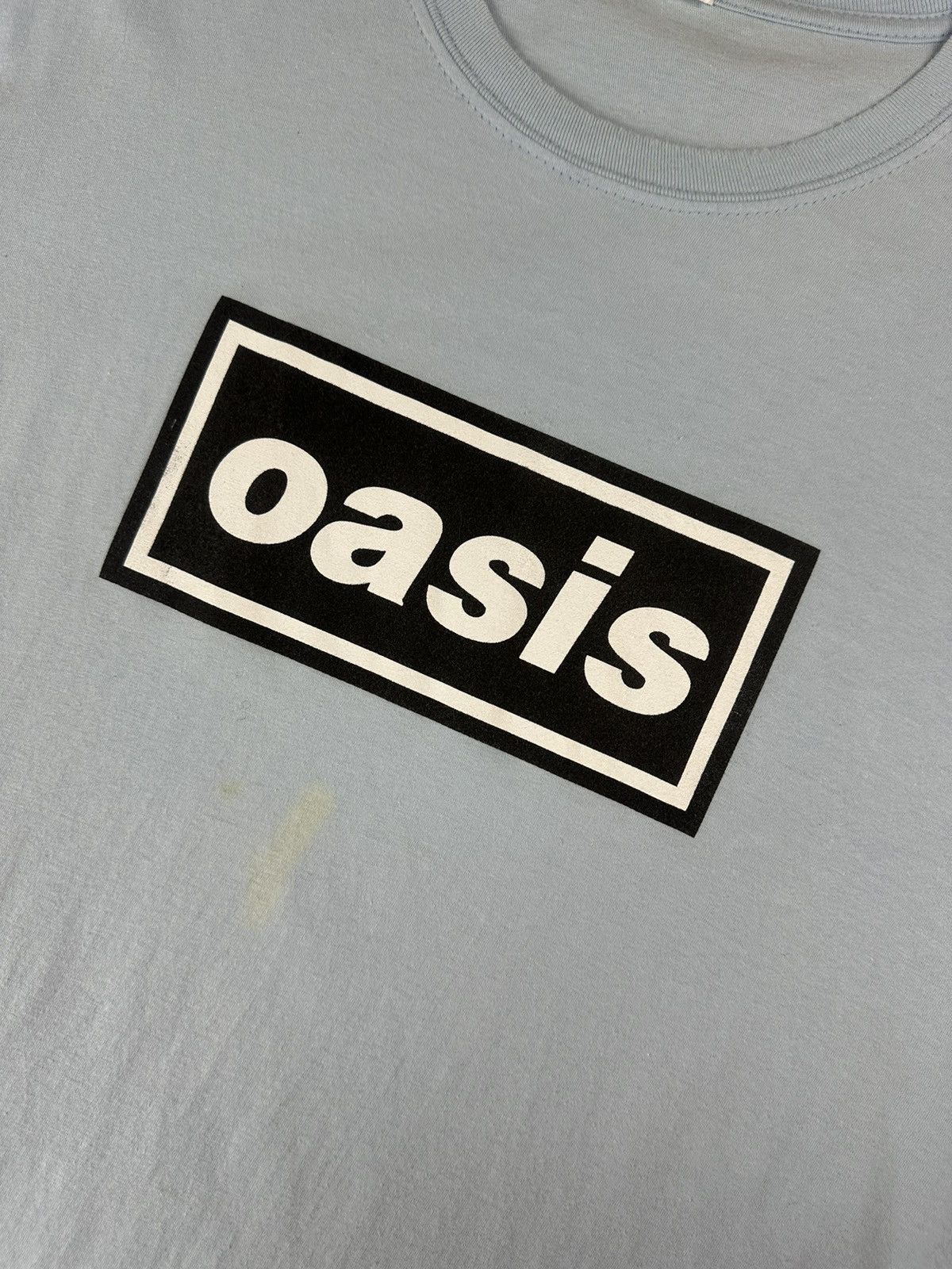 Gildan Oasis Vintage Big Logo Mens Blue T-Shirt Size US L / EU 52-54 / 3 - 3 Thumbnail