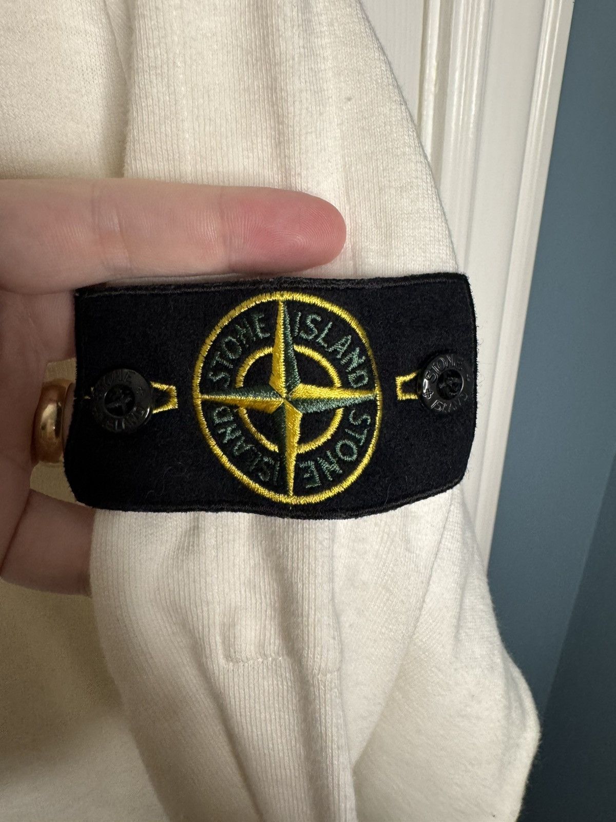 Stone Island Stone Island White Cotton Sweatshirt Size US XXL / EU 58 / 5 - 7 Thumbnail