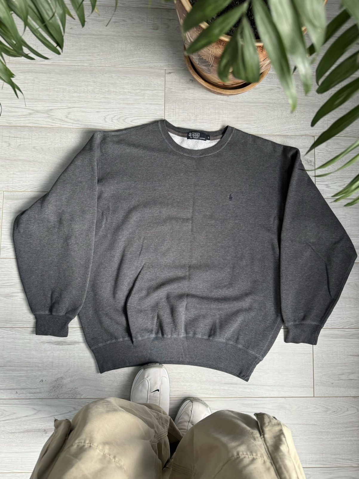Polo Ralph Lauren × Vintage Vintage Polo Ralph Lauren Oversized Sweatshirt 90’s Size US L / EU 52-54 / 3 - 1 Thumbnail