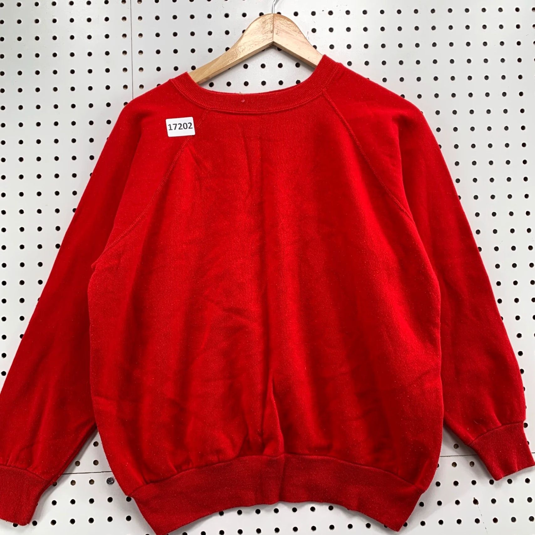 Vintage VINTAGE Reeves Sweatshirt Crew Neck Red Adult Small 21X23 80s Pullover Mens Size US S / EU 44-46 / 1 - 5 Thumbnail