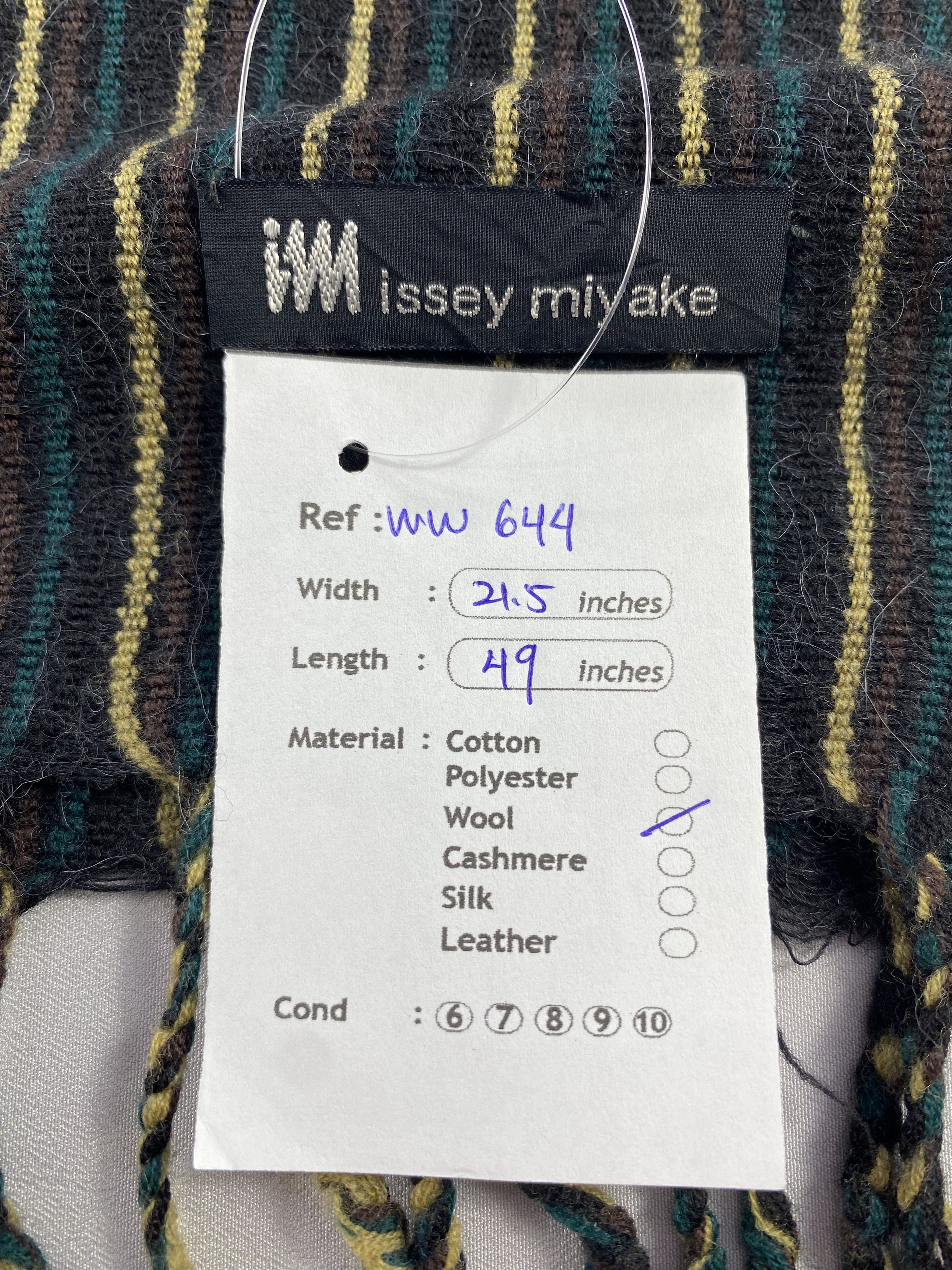 Issey Miyake × Vintage Issey Miyake Scarf / Muffler / Neckwear Size ONE SIZE - 5 Thumbnail