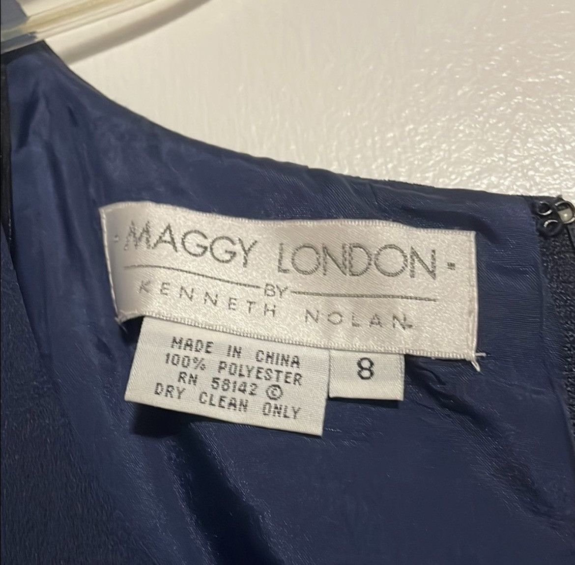 MAGGY LONDON Maggy London Blue Maxi Dress Size M / US 6-8 / IT 42-44 - 2 Thumbnail
