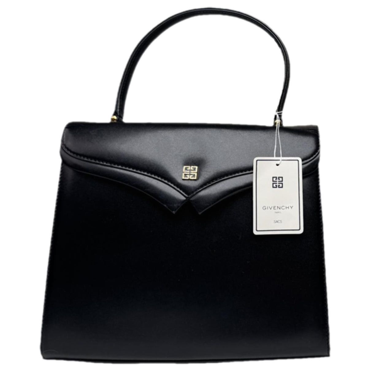 4G Black Leather Handbag